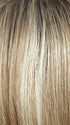 SUGAR CANE R | Rooted Platinum Blonde and Strawberry Blonde evenly blended base with Light Auburn highlight