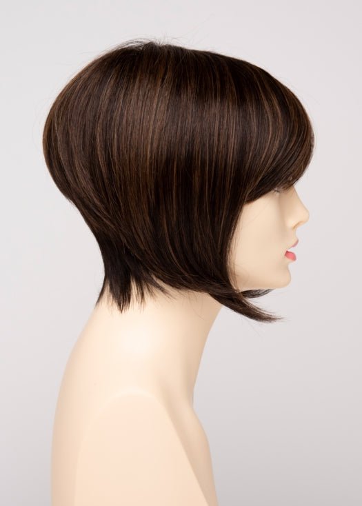 AMARETTO CREAM | Dark Brown roots with overall Medium Brown base with Honey Blonde highlights