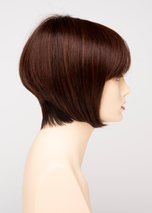 CHOCOLATE CHERRY | Dark Brown roots with overall Medium Brown base with Deep Red highlights