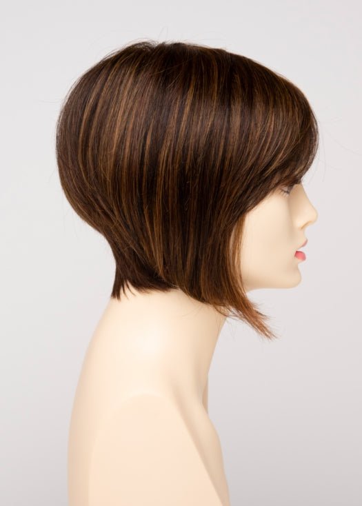 CHOCOLATE CARAMEL | Medium Brown with Soft Red and Blonde highlights