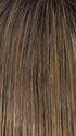 MOCHACCINO R | Rooted Medium Brown with Light Brown Base and Strawberry Blonde Highlights