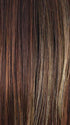 RAZBERRY ICE R | Rooted Dark Auburn with Medium Auburn Base with Copper and Strawberry Blonde Highlights