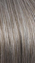 SANDY-SILVER | Medium brown transitionally blending to silver with silver bangs