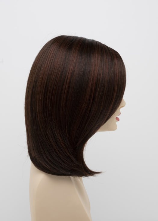 CHOCOLATE CHERRY | Dark Brown roots with overall Medium Brown base with Deep Red highlights