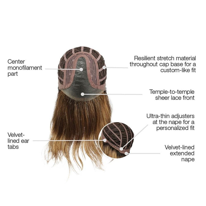 CENTER OF ATTENTION MONO LACE FRONT WIG - TWC- The Wig Company