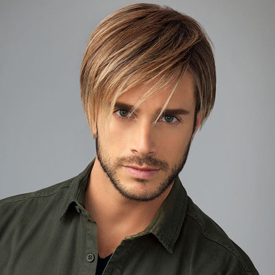 CHISELED MONO LACE FRONT MEN&#x27;S WIG - TWC- The Wig Company