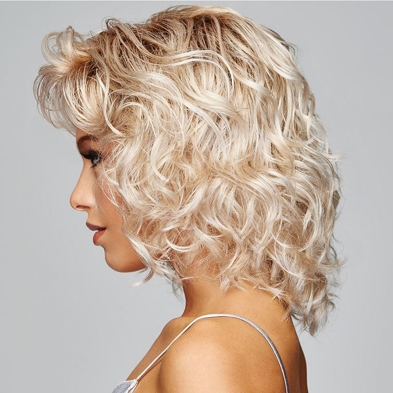 CURL UP MONO LACE FRONT WIG - TWC- The Wig Company