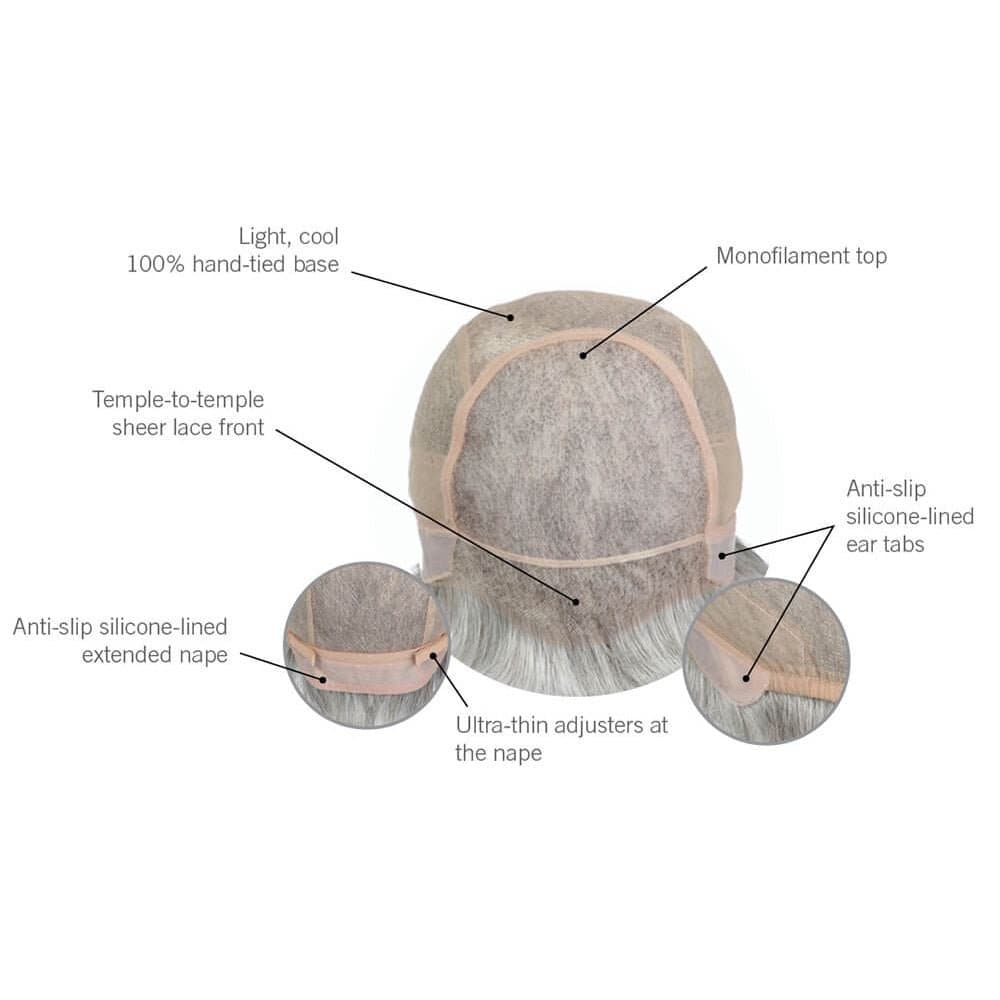 DISTINGUISHED MONO LACE FRONT MEN'S WIG - TWC- The Wig Company