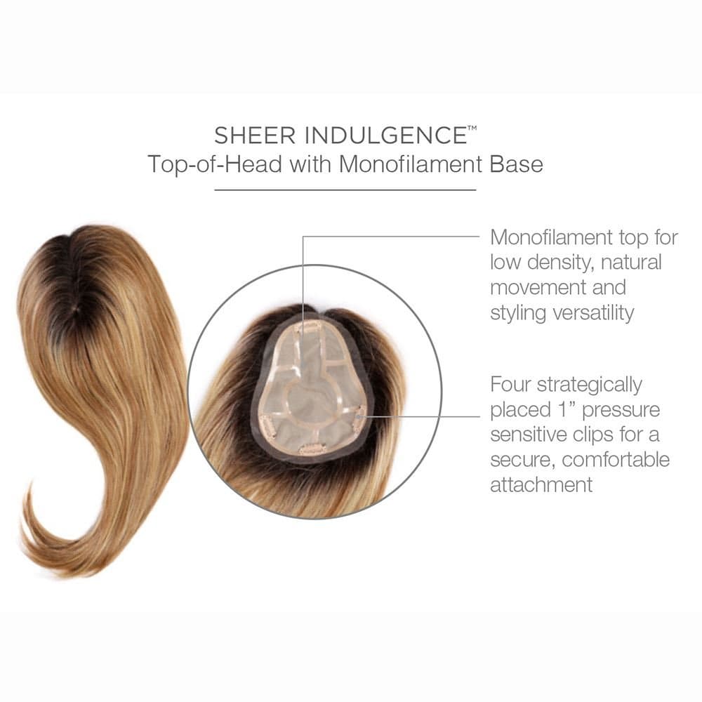 GO ALL OUT 16 INCH MONO TOPPER - TWC- The Wig Company