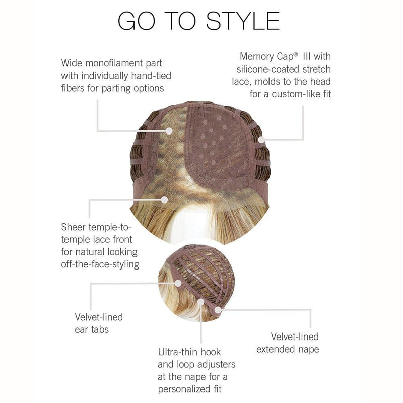GO TO STYLE MONO LACE FRONT WIG - TWC- The Wig Company