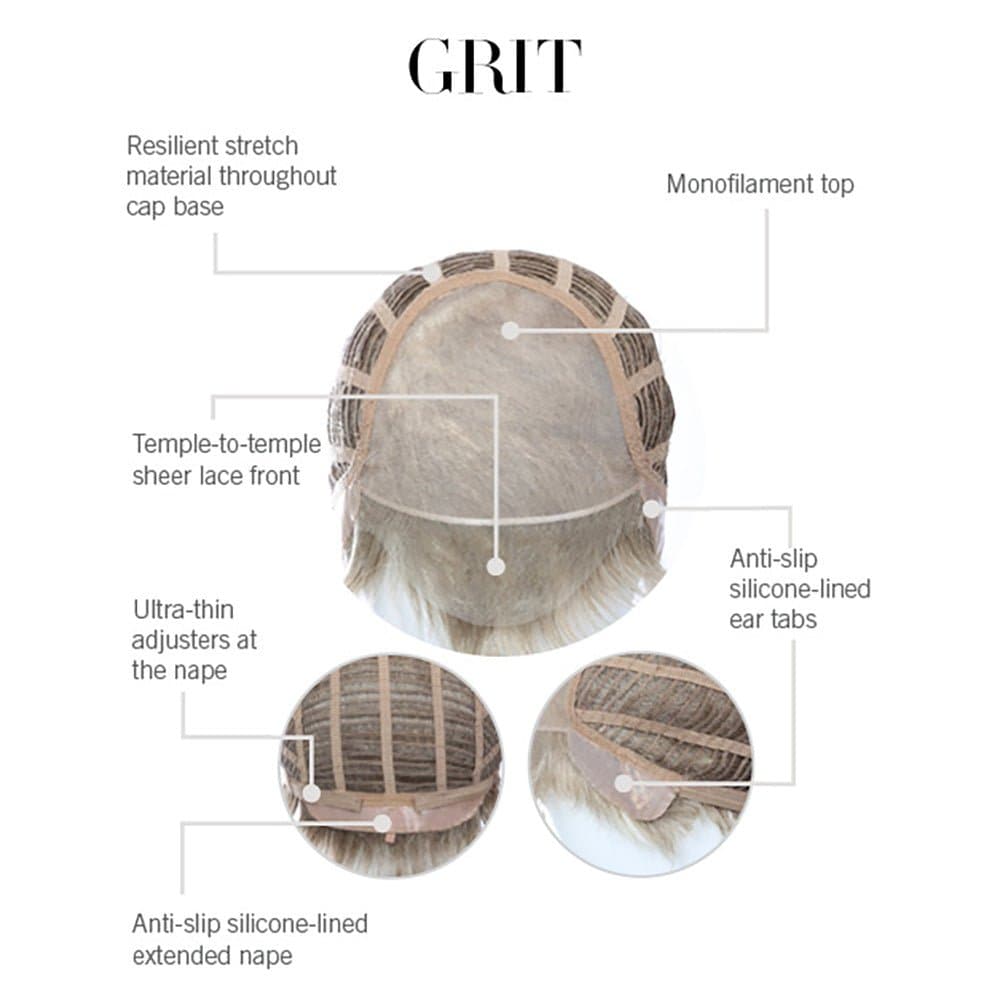 GRIT MONO LACE FRONT MEN'S WIG - TWC- The Wig Company