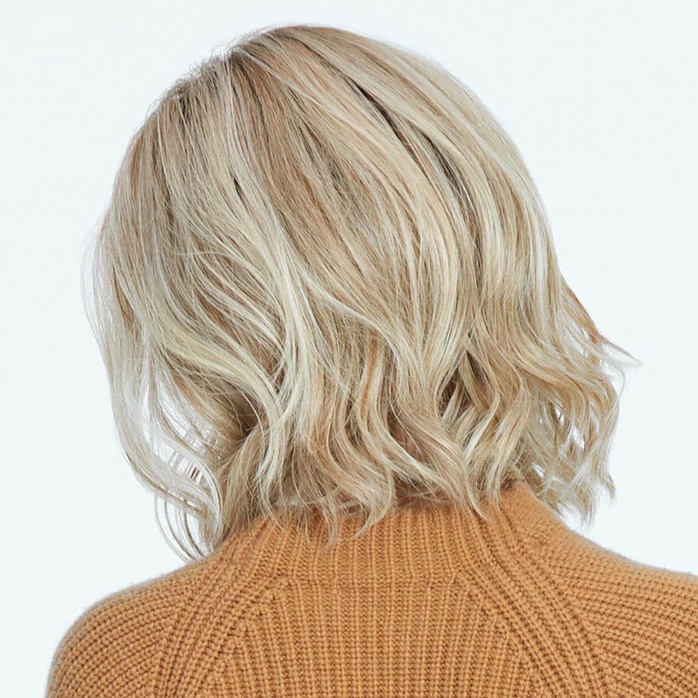 Blonde Lockenperücke Mit Scheitel – Ca. 60 Cm, Aus Kunstfaser, Verstellbar