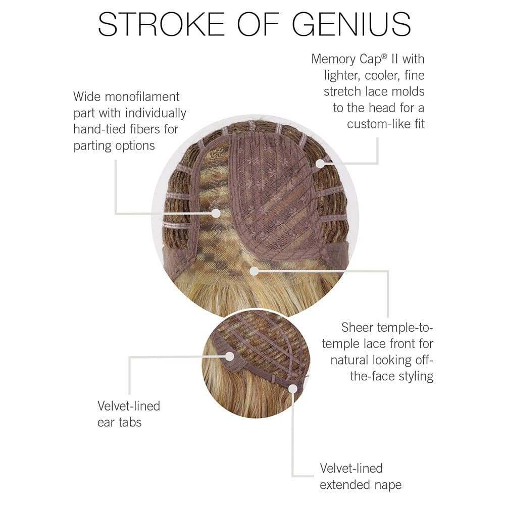 STROKE OF GENIUS - TWC- The Wig Company