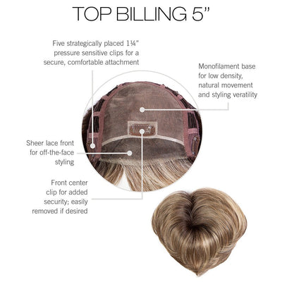 TOP BILLING 5IN - TWC- The Wig Company